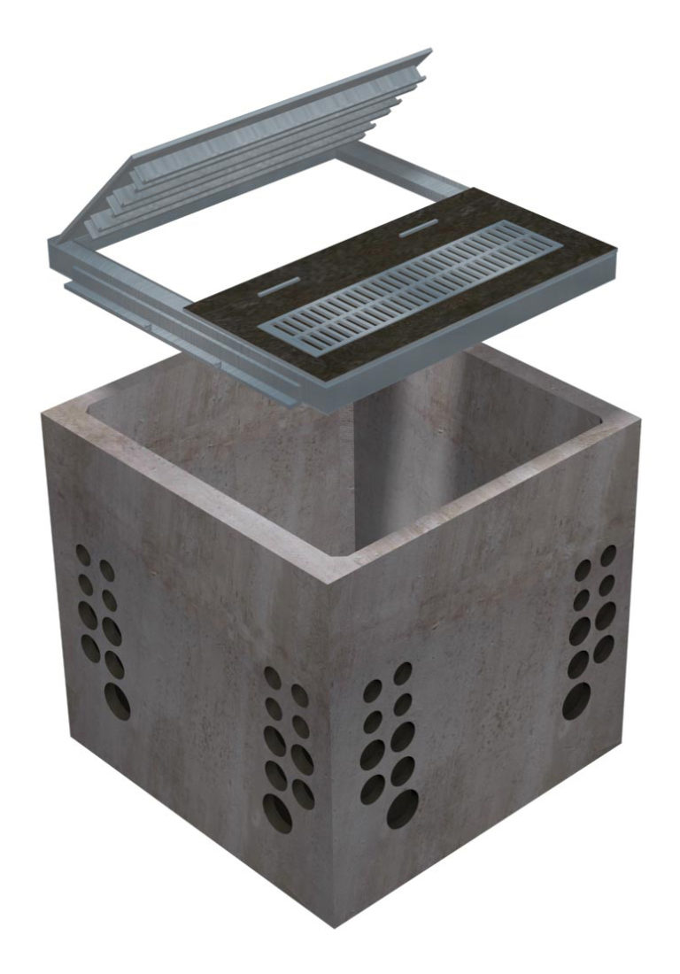 5' X 5' UTILITY VAULT Me.I.D. Oldcastle Infrastructure