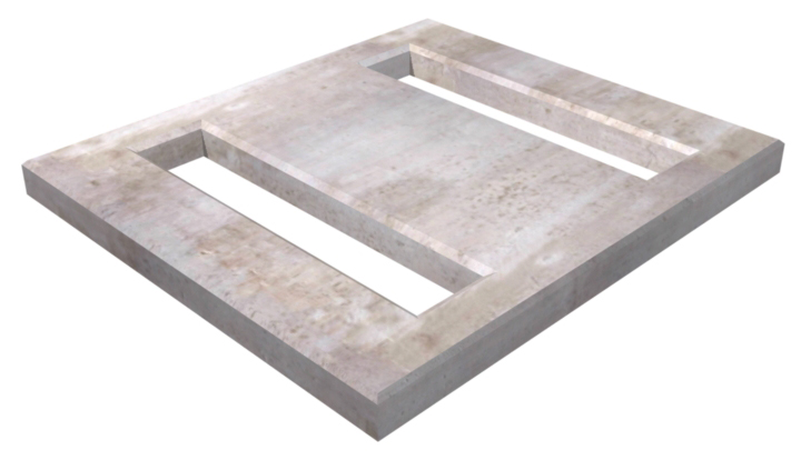 Transformer Pad w/ two 12" x 74" Openings