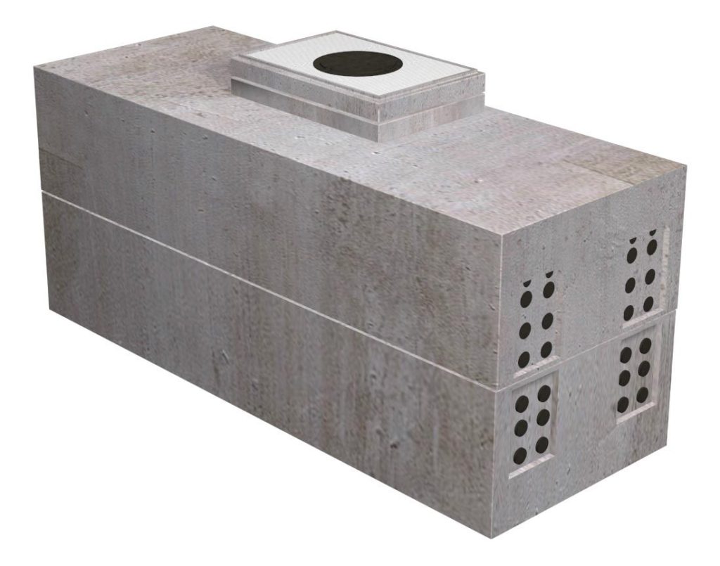 8'x16' Transmission VaultAnaheim Oldcastle Infrastructure