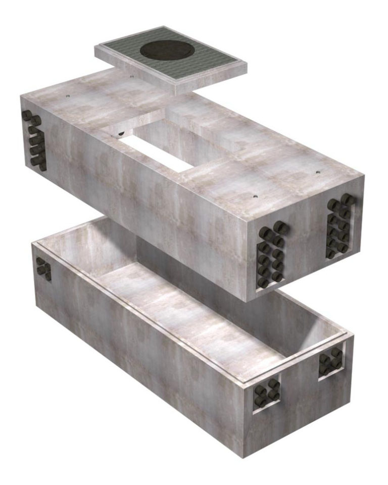 Sd Riser Vault 8'x20' Distribution Vault 3326-SDG&E | Oldcastle Infrastructure