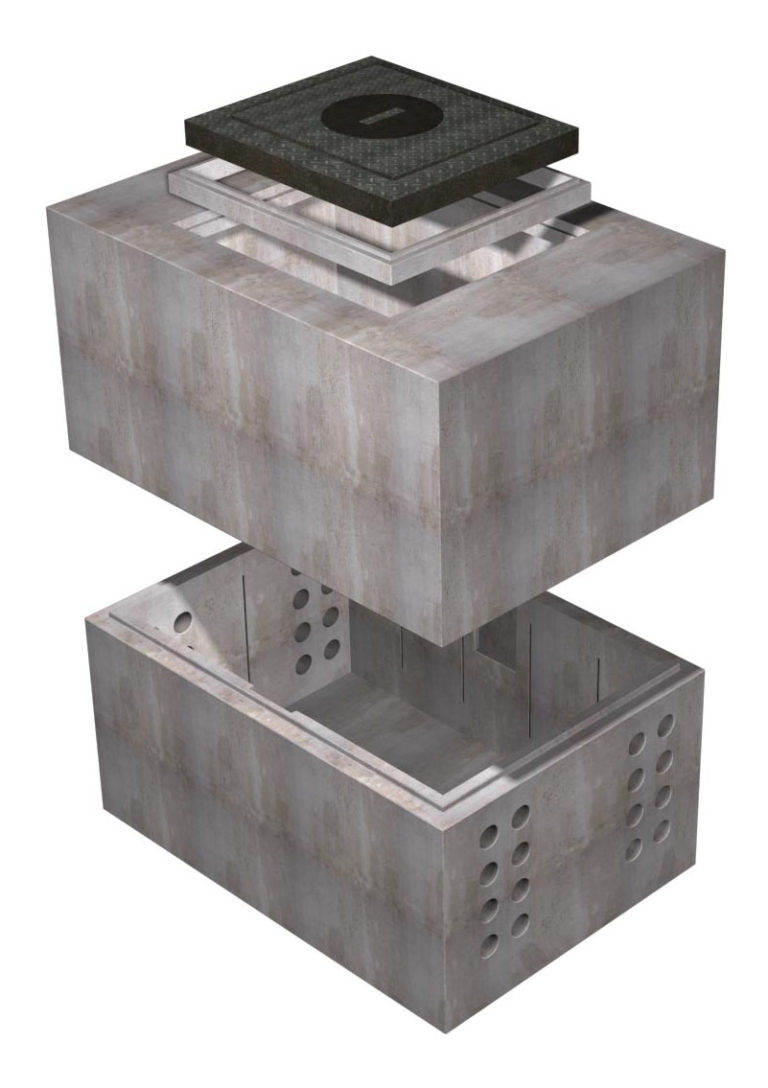 5' x 8'6" Electrical Vault Anaheim Oldcastle Infrastructure