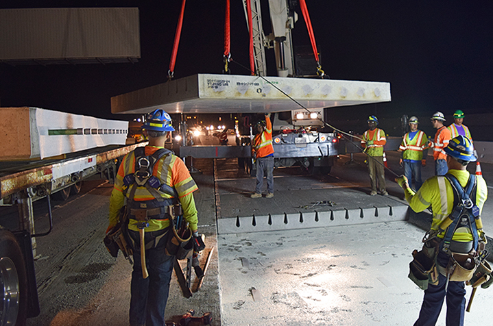 Precast Concrete Highway Slabs Expedite Largest Project of this Type in North America on I‐ 210 in California