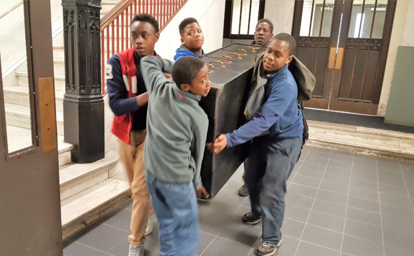 OLDCASTLE PRECAST CHESAPEAKE REGION DONATES FILE CABINETS TO SOUTHWEST PHILADELPHIA SCHOOL IN NEED