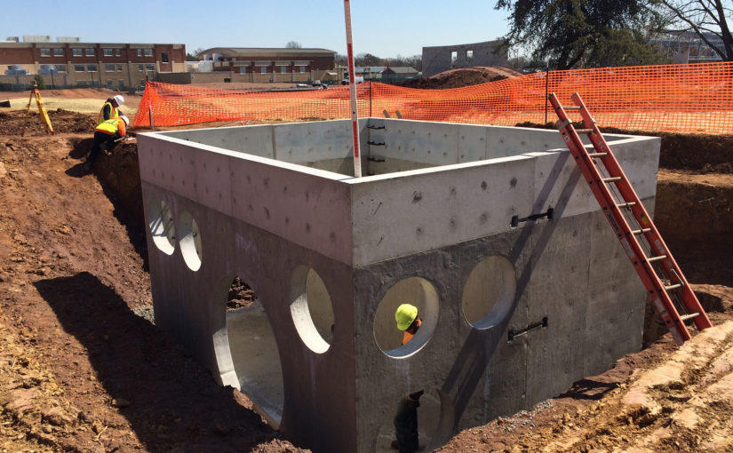 Precast Concrete Drainage Components Used for Phoenixville’s New School Infrastructure Management System