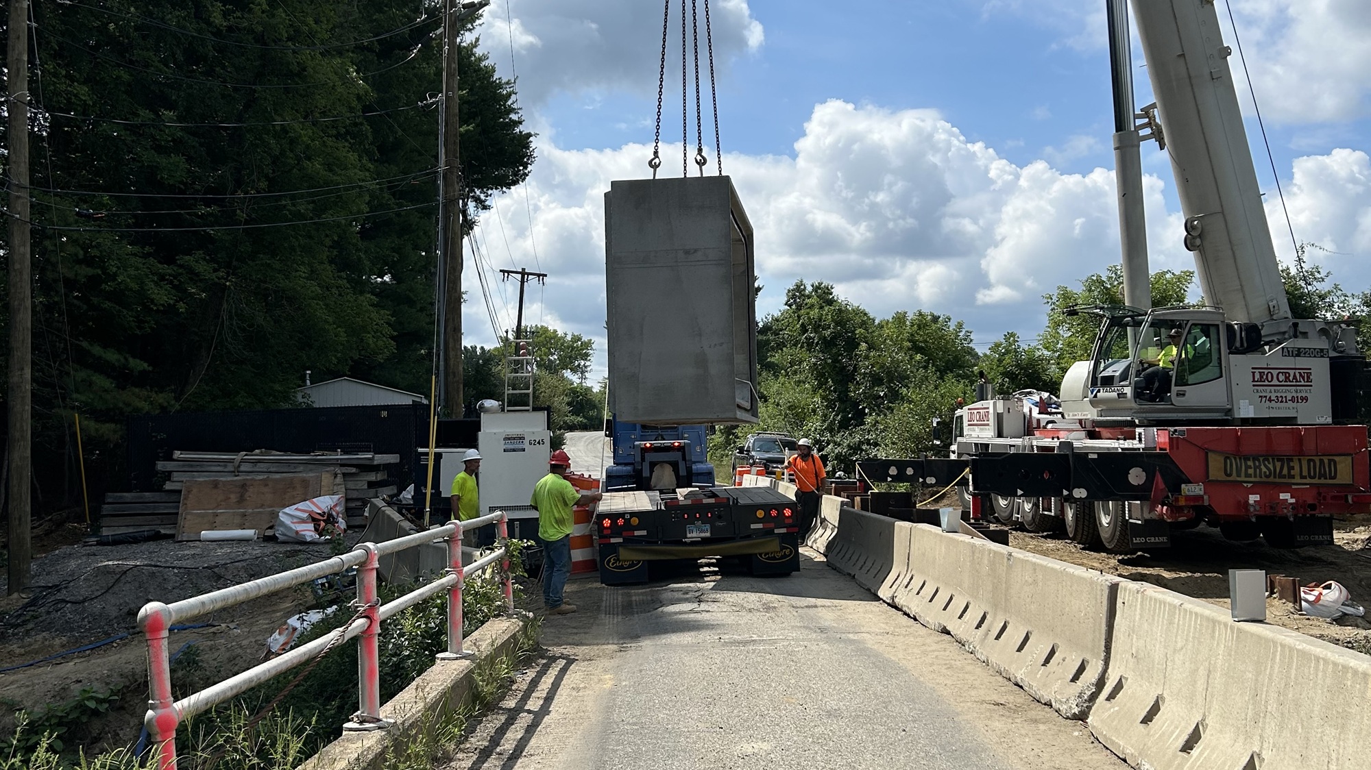 Precast concrete box culverts enable fish passage for bridge replacement