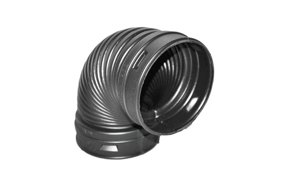 Normandy Corrugated HDPE 3" 90º Elbow - 1/4 Bend 2 Normandy Corrugated HDPE 3" 90º Elbow - 1/4 Bend