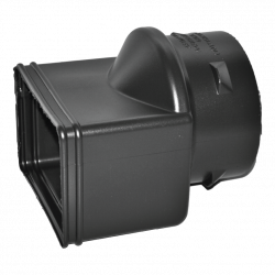 Normandy Corrugated HDPE 2"x3"x3" Downspout Adapter