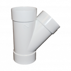 Normandy Solvent Weld PVC 3" 45º Wye