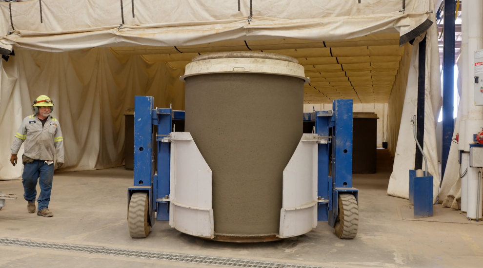 MaxWell® stormwater drywell system, showcasing inspection and cleaning equipment in an outdoor urban setting. The image represents long-term performance, compliance, and sustainability in stormwater infrastructure.