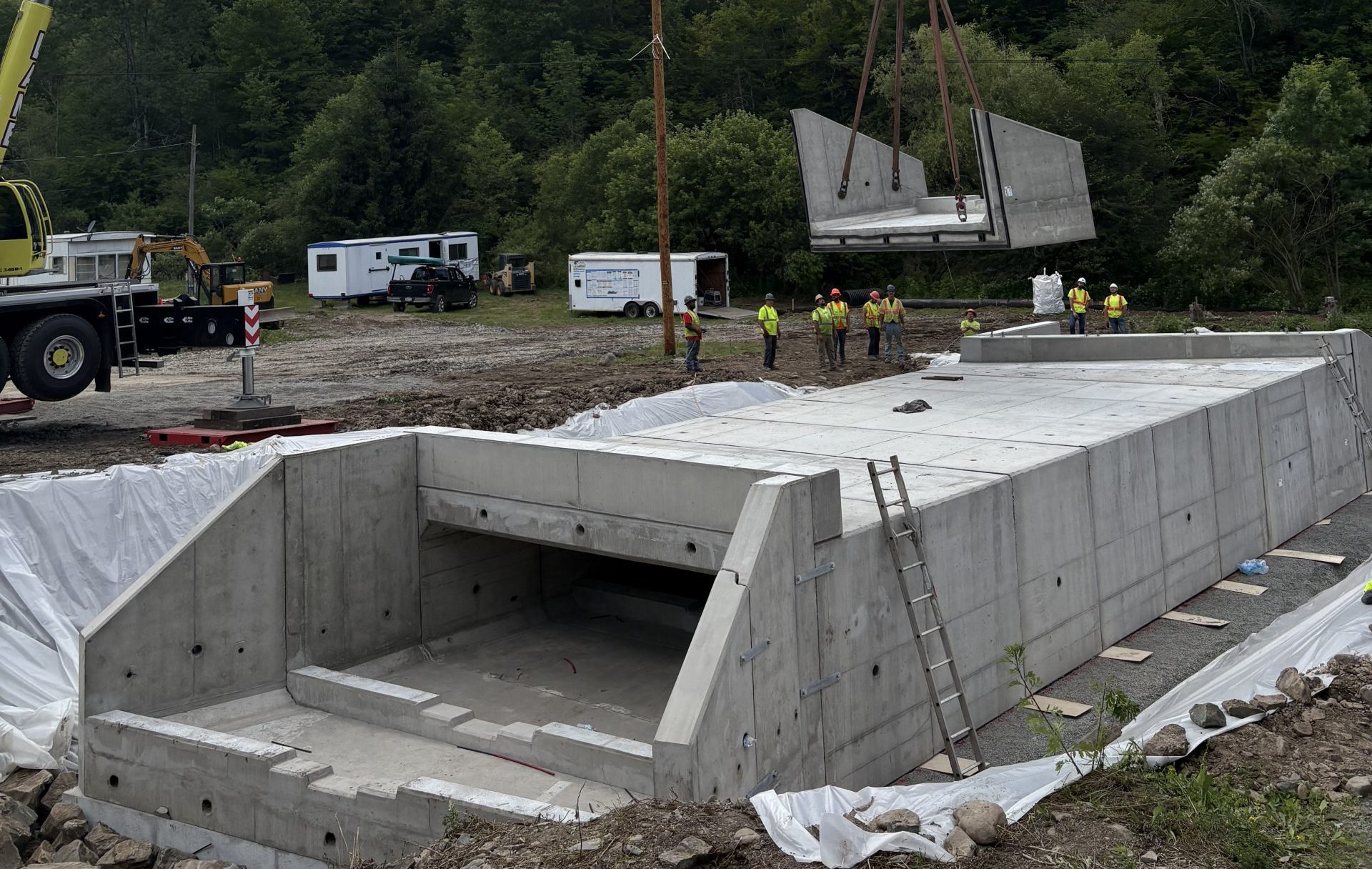 Telford PA Oldcastle Infrastructure precast concrete box culverts, Oldcastle Infrastructure box culverts, stormwater management solutions, drainage infrastructure improvement, flood mitigation systems, drainage project, precast concrete drainage systems, culvert replacement solutions, high-capacity box culverts, infrastructure flood control, civil infrastructure drainage, corrugated metal pipe replacement 